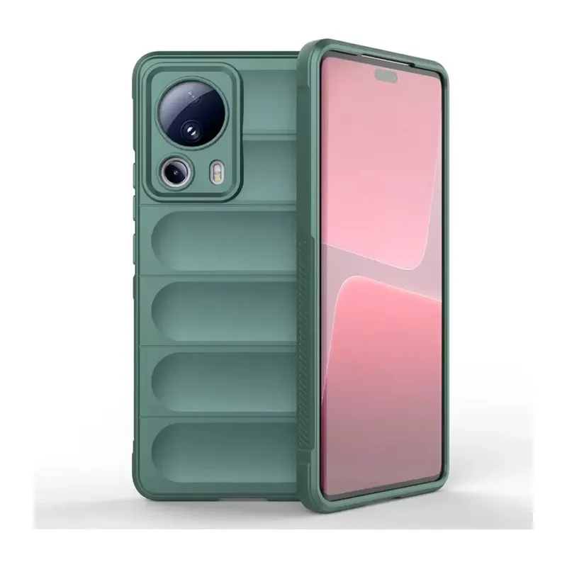 Xiaomi Mi 13 Lite Kılıf Optimum Silikon - Koyu Yeşil
