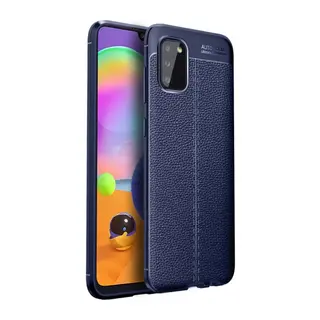 Samsung Galaxy A02s Kılıf Auto Focus Kapak - Lacivert