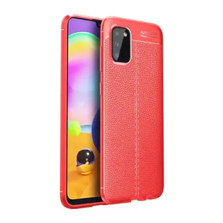 Samsung Galaxy A02s Kılıf Auto Focus Kapak - Kırmızı