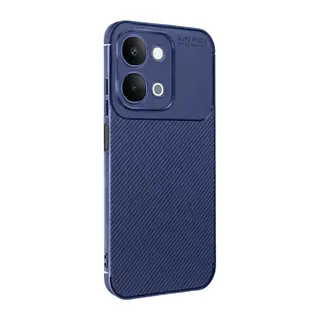 Vivo Y31d Auto Focus Karbon Kapak - Lacivert