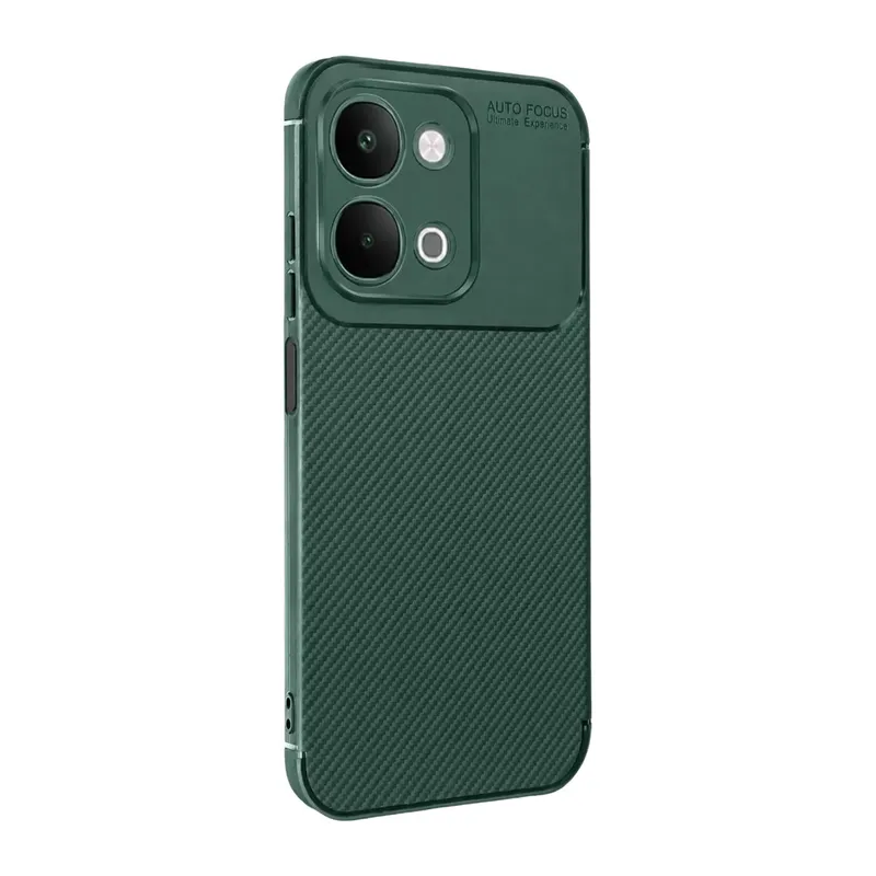 Vivo Y31d Auto Focus Karbon Kapak - Yeşil