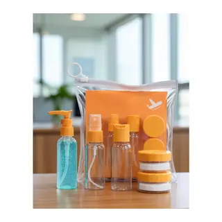 5 Parça Seyahat Dolum Şişesi Turuncu 1 L