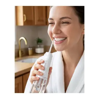 Şarjlı Ağız Duşu 320 Ml Kapasiteli Beyaz
