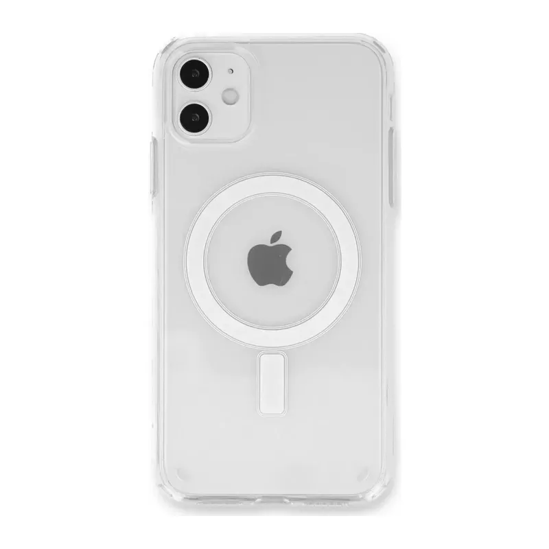 Apple İphone 11 Kılıf Pc Real Magsafe Kapak - Şeffaf