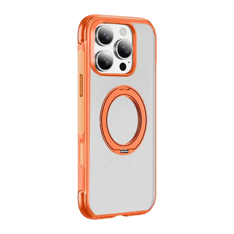 Joko Apple İphone 16 Pro Max Airbag Ring Yüzüklü Magsafe Kapak - Turuncu