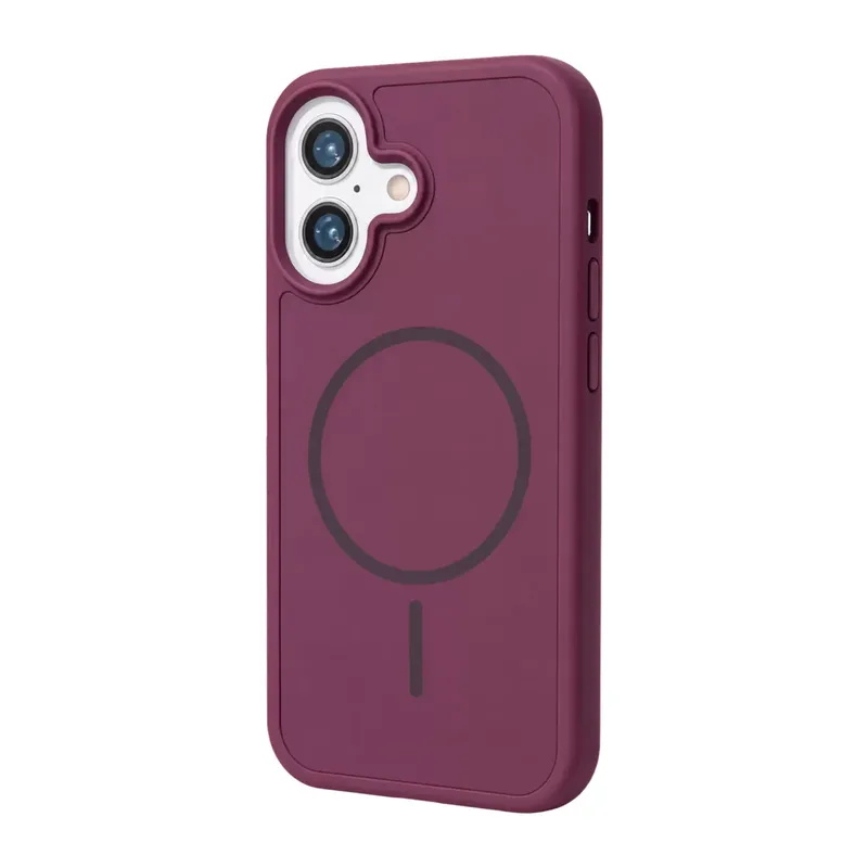 Apple İphone 17 Azus Magsafe Kapak - Bordo