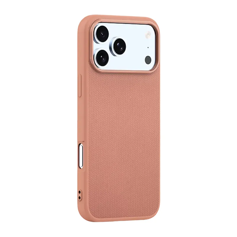 Joko Apple İphone 18 Pro/17 Pro Karel Silikon Kapak - Kahverengi