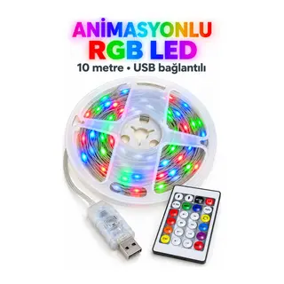 10 Metre Kumandalı Led