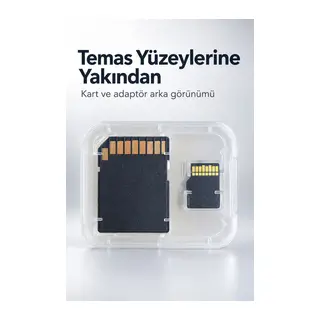 MicroSD Hafıza Kartı 16 GB Adaptörlü Set