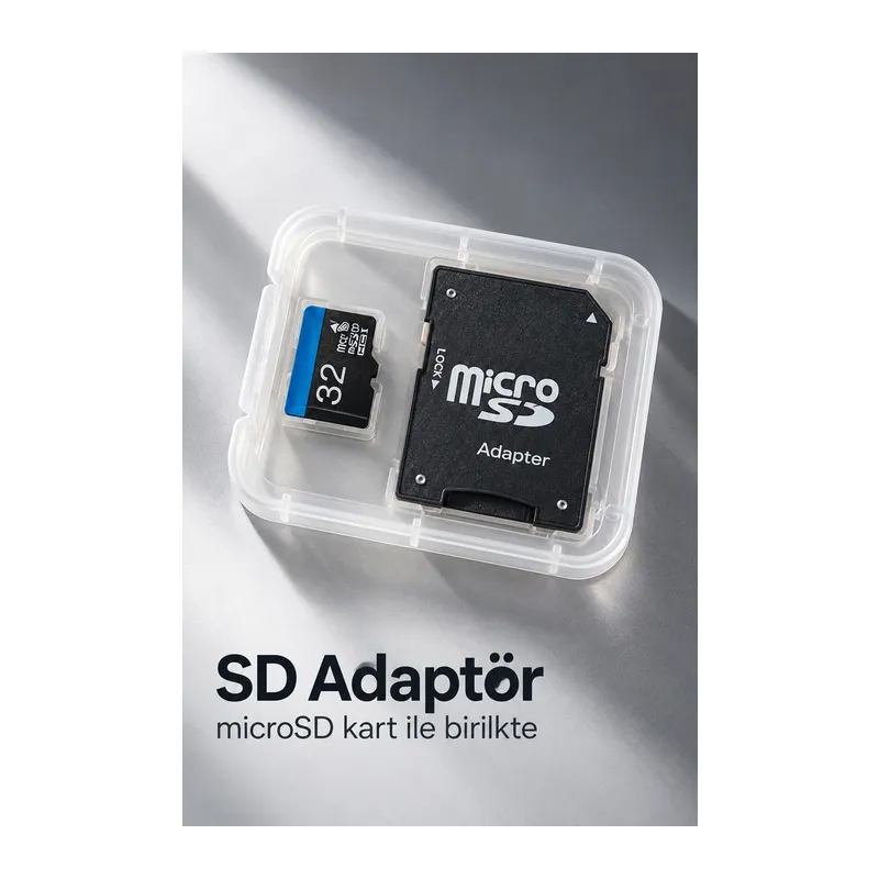 32 GB MicroSD Bellek Kartı ve SD Adaptör Seti