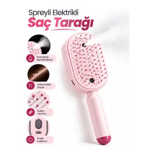 Şarjlı Elektrikli Saç Tarağı