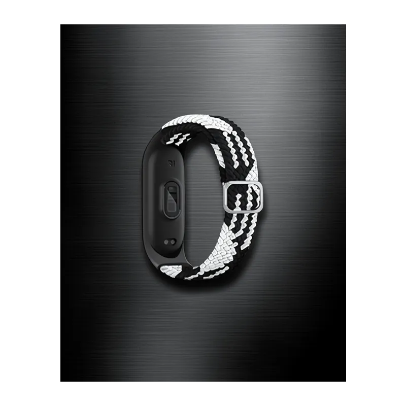 Xiaomi Mi Band 4 Kordon - Siyah-beyaz
