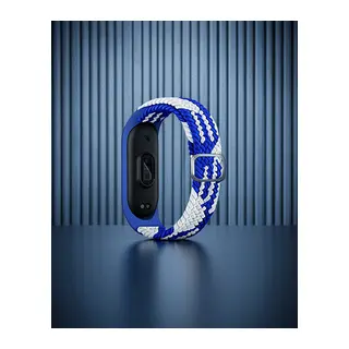 Xiaomi Mi Band 4 Kordon - Mavi-beyaz