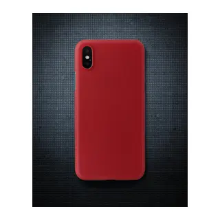 Apple İphone X Kılıf Pp Ultra İnce Kapak - Kırmızı