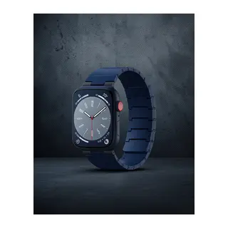 Apple Watch 45mm Carbon Steel Kordon (saat Değildir) - Lacivert