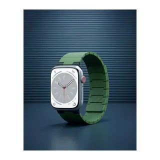 Apple Watch 45mm Carbon Steel Kordon (saat Değildir) - Koyu Yeşil