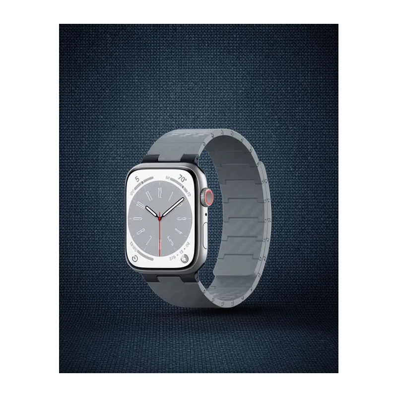 Apple Watch 45mm Carbon Steel Kordon (saat Değildir) - Yıldız Işığı