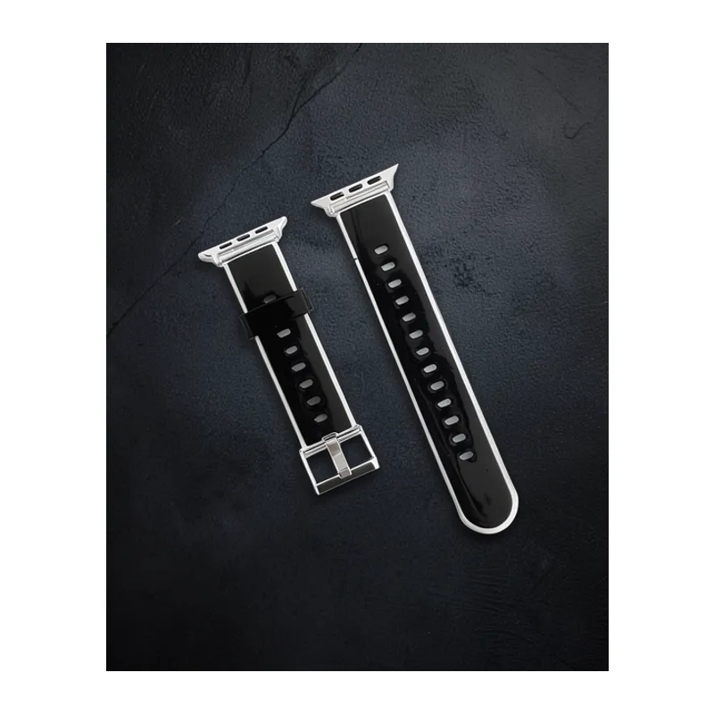 Apple Watch 38mm Jelly Silikon Kordon (saat Değildir) - Siyah