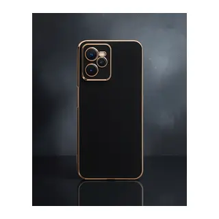 Realme C35 Kılıf Volet Silikon - Siyah