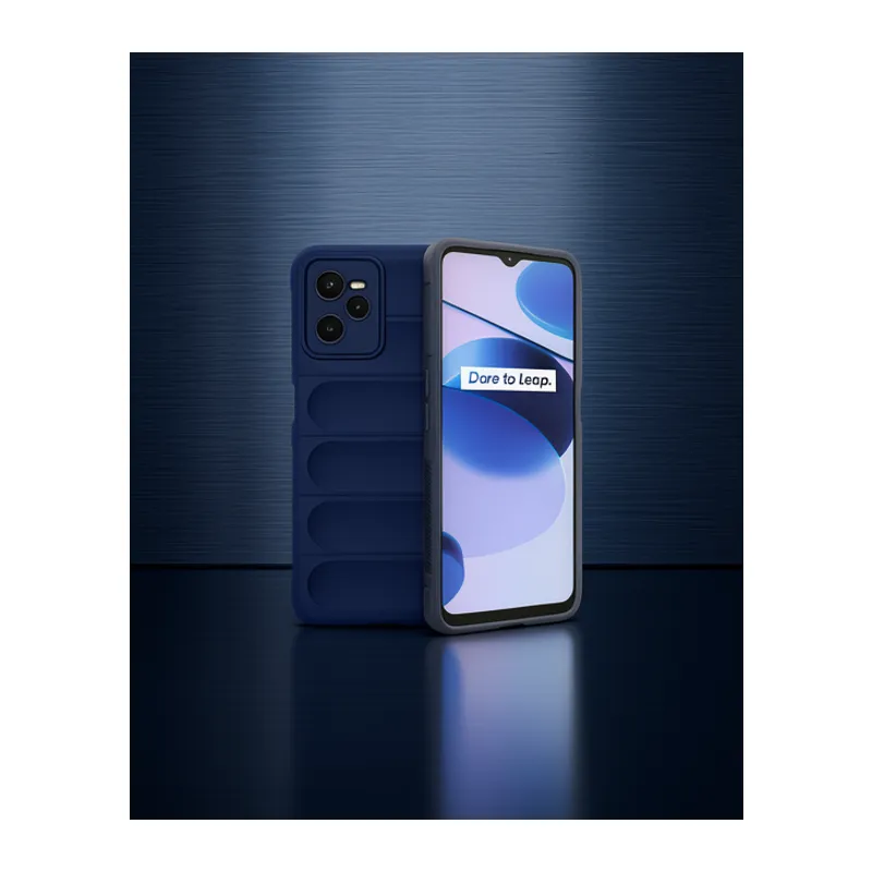 Realme C35 Kılıf Optimum Silikon - Lacivert