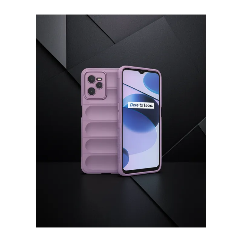 Realme C35 Kılıf Optimum Silikon - Mor