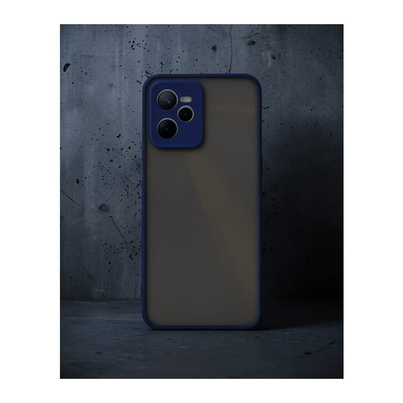 Realme C35 Kılıf Montreal Silikon Kapak - Lacivert