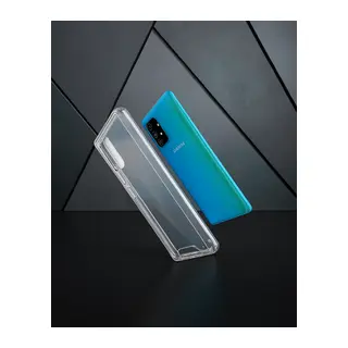 Samsung Galaxy A91 / S10 Lite Kılıf Lüx Şeffaf Silikon