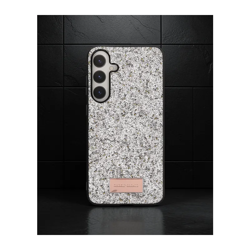Onegif Samsung Galaxy A05s Bright Simli Kapak - Gümüş