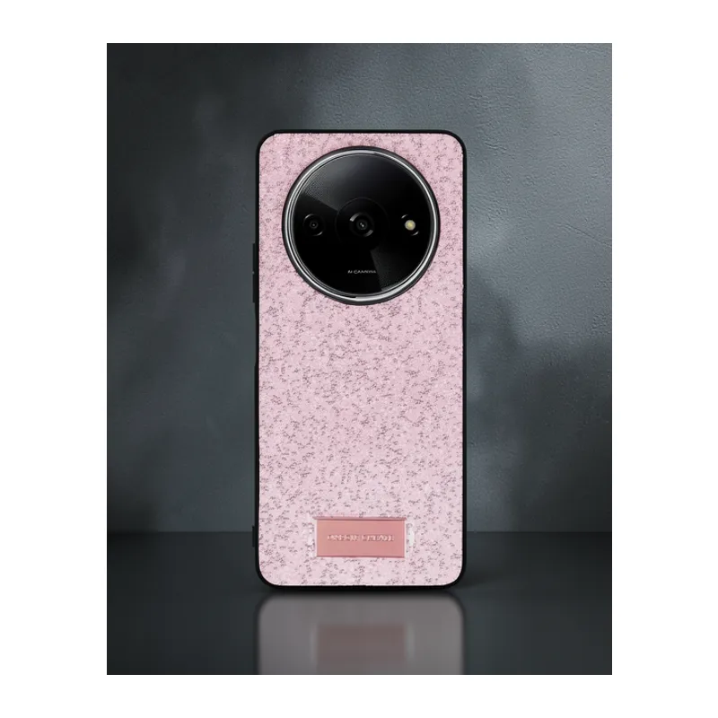 Onegif Xiaomi Redmi A3 4g Bright Simli Kapak - Pembe