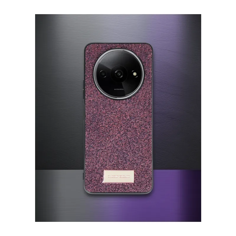 Onegif Xiaomi Redmi A3 4g Bright Simli Kapak - Derin Mor