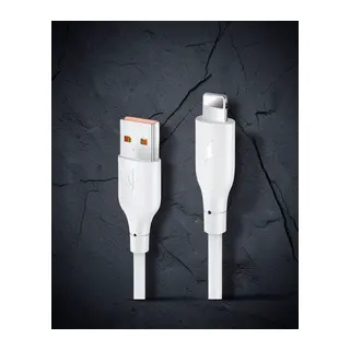 Dc64 Usb To Lightning 1m 3.0a Hızlı Şarj Kablo - Beyaz