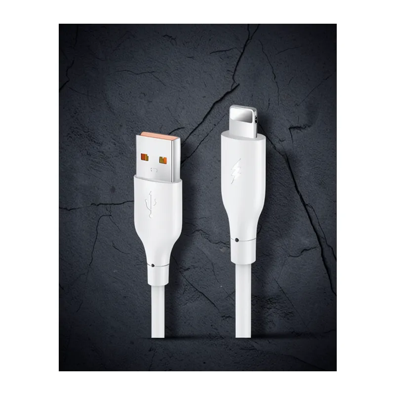 Dc64 Usb To Lightning 1m 3.0a Hızlı Şarj Kablo - Beyaz