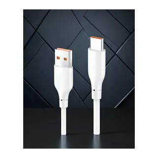 Dc65 Usb To Type-c 1m 3.0a Hızlı Şarj Kablo - Beyaz