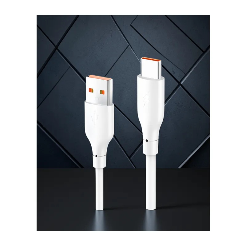 Dc65 Usb To Type-c 1m 3.0a Hızlı Şarj Kablo - Beyaz