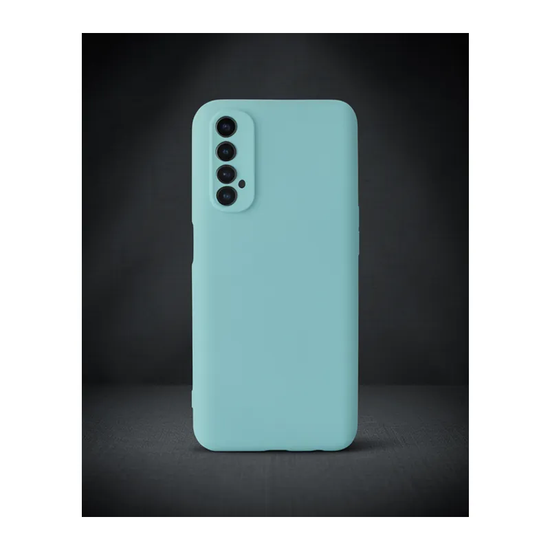 Realme 7 Kılıf Nano İçi Kadife Silikon - Turkuaz