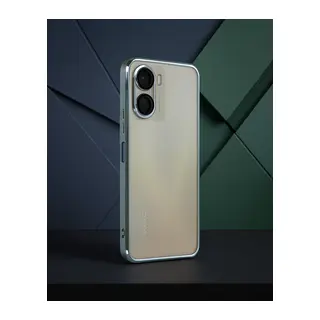 Vivo Y16 Kılıf Razer Lensli Silikon - Yeşil