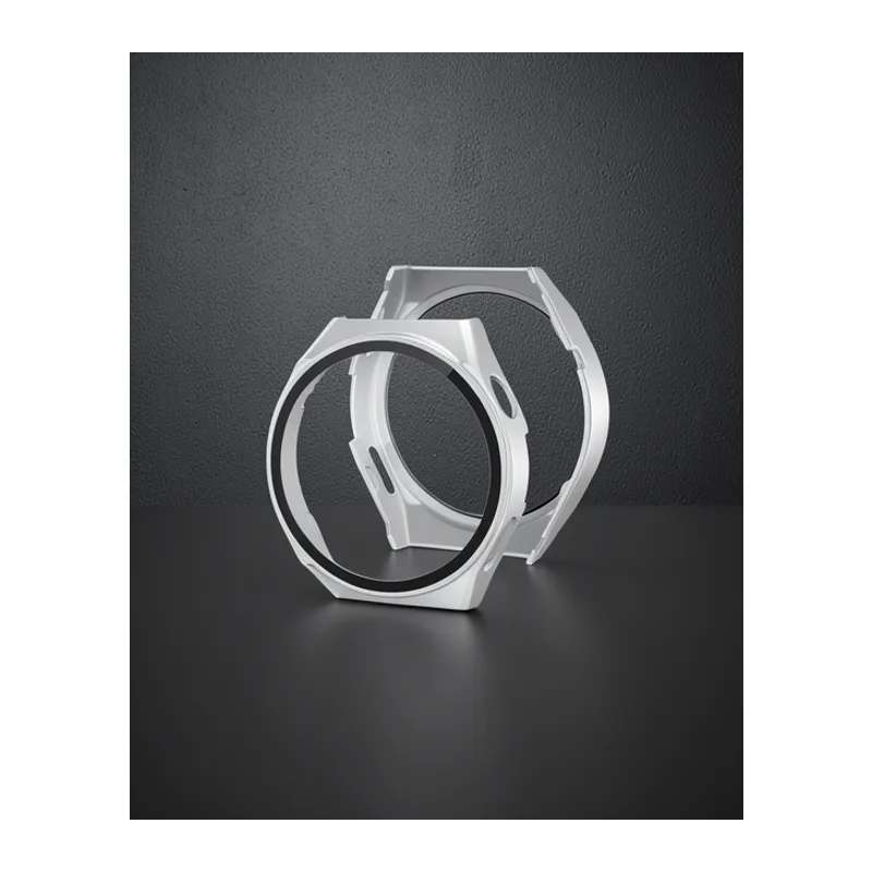 Huawei Watch Gt3 46mm Dota Camlı Kasa Ekran Koruyucu - Gümüş