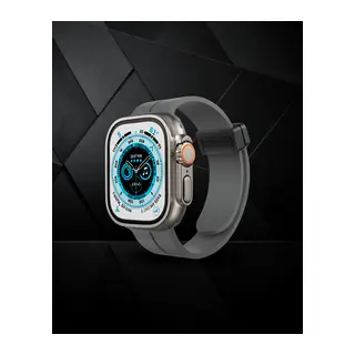 Apple Watch 38mm Kr412 Elegance Stylısh Kordon (saat Değildir) - Füme