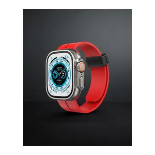 Apple Watch 38mm Kr412 Elegance Stylısh Kordon (saat Değildir) - Kırmızı