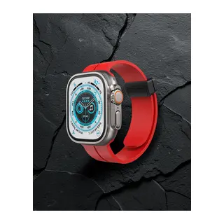 Apple Watch 42mm Kr412 Elegance Stylısh Kordon (saat Değildir) - Kırmızı