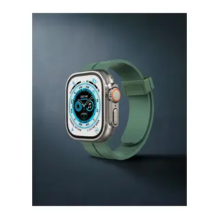 Apple Watch 42mm Kr412 Elegance Stylısh Kordon (saat Değildir) - Koyu Yeşil