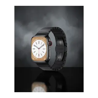 Apple Watch 38mm Kr413 Fine Steel Kordon (saat Değildir) - Siyah
