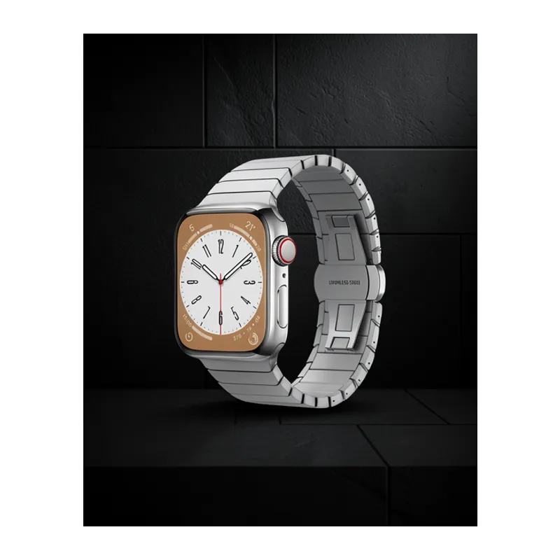 Apple Watch 38mm Kr413 Fine Steel Kordon (saat Değildir) - Gümüş