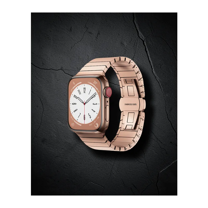 Apple Watch 38mm Kr413 Fine Steel Kordon (saat Değildir) - Rose