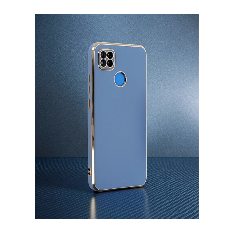 Xiaomi Redmi 9c Kılıf Volet Silikon - Mavi