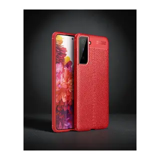 Samsung Galaxy S21 Kılıf Auto Focus Kapak - Kırmızı