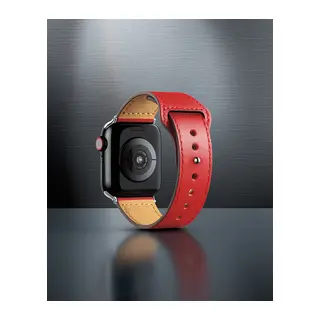 Apple Watch 38mm Kr415 Luaz Deri Kordon (saat Değildir) - Kırmızı