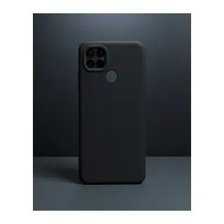 Oppo A15 Kılıf Nano İçi Kadife Silikon - Siyah