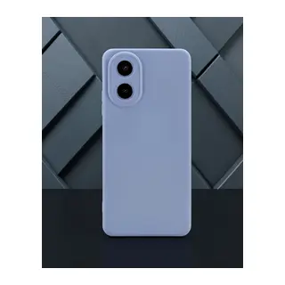 Oppo A38 Kılıf Nano İçi Kadife Silikon - Lila