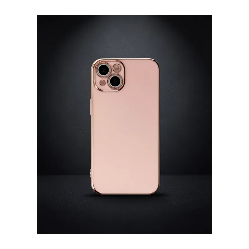 Apple İphone 15 Kılıf Volet Silikon - Pembe